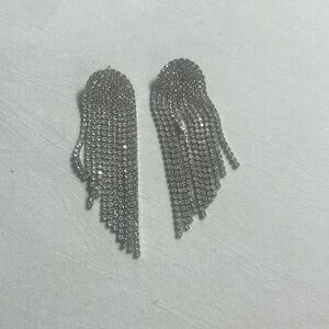 Diamond dangled earrings